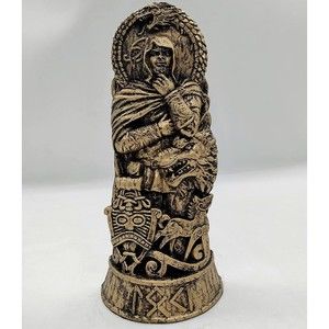 New w Box Loki Viking Norse God Resin Statue For Pagan Altar 8.4 X 3.3 Inches